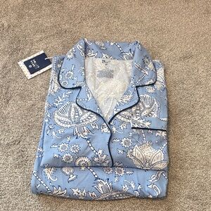 Roller Rabbit X Target Blue Floral Vines Pajamas Set